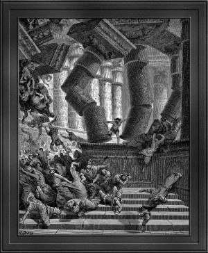 The Death of Samson by Gustave Dore Classical Fine Art Old Masters Reproduction